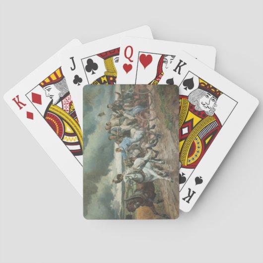 ヴィンテージ消防車（byユージェーヌ・ブルナンド） トランプ (裏面)