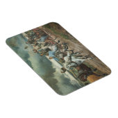 ヴィンテージ消防車(byユージェーヌ・ブルナンド) マグネット (右側)