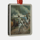 ヴィンテージ消防車(byユージェーヌ・ブルナンド) メタルオーナメント (右)