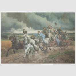 ヴィンテージ消防車（byユージェーヌ・ブルナンド） 薄葉紙