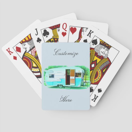 ヴィンテージ涙滴トレーラジプシー隊 トランプ (裏面)