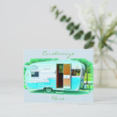 ヴィンテージ涙滴トレーラジプシー隊 ポストカード (スタンド正面)