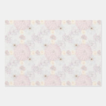 ヴィンテージ淡い色のフローラ