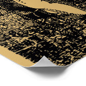 ヴィンテージ深いシースキューバダイバーステームパンク ポスター (角)