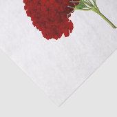 ヴィンテージ深いレッドアジサイ花フローラ 薄葉紙 (詳細)