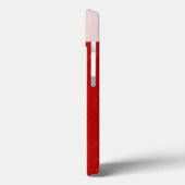 ヴィンテージ深いレッド動揺してKeep Calm and Carry On Case-Mate iPhoneケース (裏面 / 左)