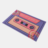 ヴィンテージ混合テープY2K Groovy ドアマット (アングル)
