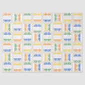 ヴィンテージ混合水玉模様 パターン（の模様が）ある 薄葉紙 (正面)