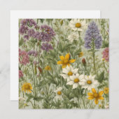 ヴィンテージ混色咲き野花 (正面/裏面)