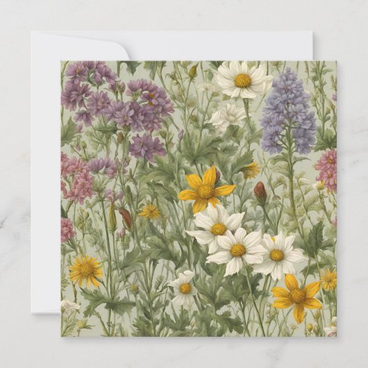 ヴィンテージ混色咲き野花 (正面)