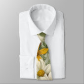 ヴィンテージ混色咲き野花 ネクタイ (タイ)