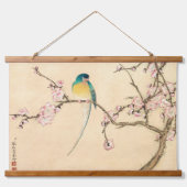 ヴィンテージ清中国の朝鳥絵画ズ 吊り下げ型タペストリー (正面3)