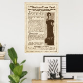 ヴィンテージ減肉1908年からの広告 ポスター (ホームオフィス)