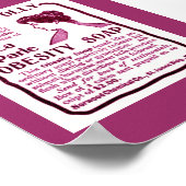 ヴィンテージ減量と肥満SOAPポスター ポスター (角)