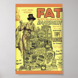ヴィンテージ減量と衛生化されたテープワーム！ ポスター