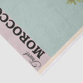 ヴィンテージ渡モロッコイラストレーション 薄葉紙 (詳細)