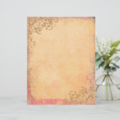 ヴィンテージ渦巻形のスクラップブック紙 (スタンド正面)