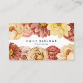 ヴィンテージ温水カラーフローラ 名刺 (正面)