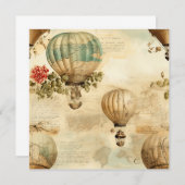 ヴィンテージ温風船（穏やかな風景） (9) (正面/裏面)