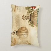 ヴィンテージ温風船（穏やかな風景） (9) アクセントクッション (裏面(縦))