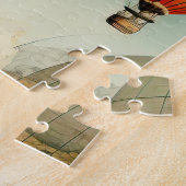 ヴィンテージ温風風船(穏やかな風景内) (6) ジグソーパズル (側面)