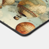 ヴィンテージ温風風船（穏やかな風景内） (6) デスクマット (コーナー)