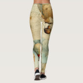 ヴィンテージ温風風船(穏やかな風景内) (6) レギンス (裏面)