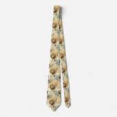 ヴィンテージ温風風船（穏やかな風景） (8) ネクタイ (正面)