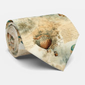 ヴィンテージ温風風船（穏やかな風景） (8) ネクタイ (ロール)