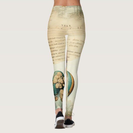 ヴィンテージ温風風船(穏やかな風景) (8) レギンス (裏面)