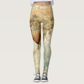 ヴィンテージ温風風船(穏やかな風景) (8) レギンス (正面)