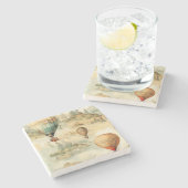 ヴィンテージ温風風船（風景内） (4) ストーンコースター (横)