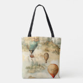 ヴィンテージ温風風船（風景内） (4) トートバッグ (裏面)