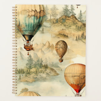 ヴィンテージ温風風船（風景内） (4) プランナー手帳