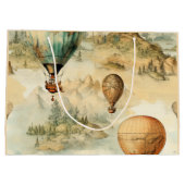 ヴィンテージ温風風船（風景内） (4) ラージペーパーバッグ (裏面)