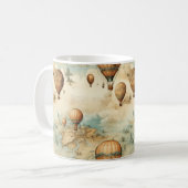 ヴィンテージ温風風船(2) コーヒーマグカップ (正面左)