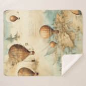 ヴィンテージ温風風船(2) シェルパブランケット (正面(横))