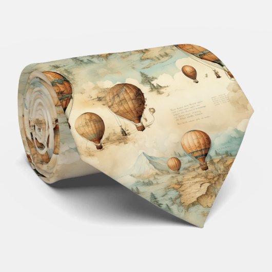 ヴィンテージ温風風船(2) ネクタイ (ロール)