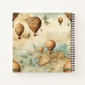 ヴィンテージ温風風船(2) ノートブック (裏面)