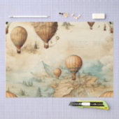 ヴィンテージ温風風船(2) 薄葉紙 (クラフト)