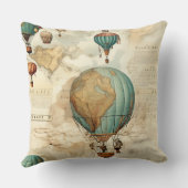 ヴィンテージ温風風船(5) クッション (裏面)