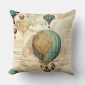 ヴィンテージ温風風船(5) クッション (正面)