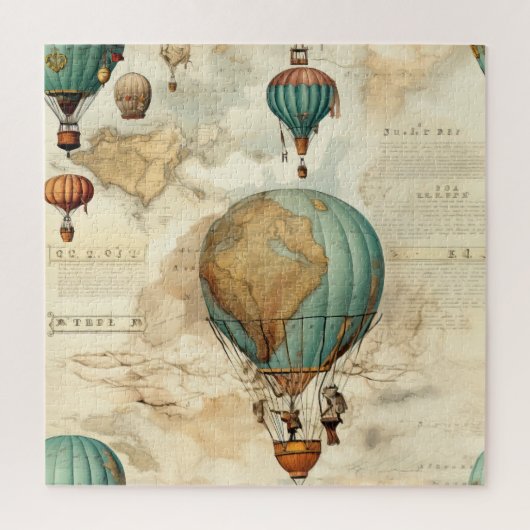 ヴィンテージ温風風船(5) ジグソーパズル (縦)