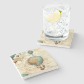 ヴィンテージ温風風船(5) ストーンコースター (横)