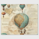 ヴィンテージ温風風船(5) ラッピングペーパー (フラット)