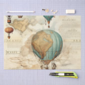 ヴィンテージ温風風船(5) 薄葉紙 (クラフト)