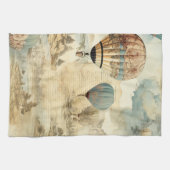 ヴィンテージ温風風船(7) キッチンタオル (横)