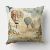 ヴィンテージ温風風船(7) クッション (裏面)