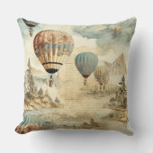 ヴィンテージ温風風船(7) クッション (正面)