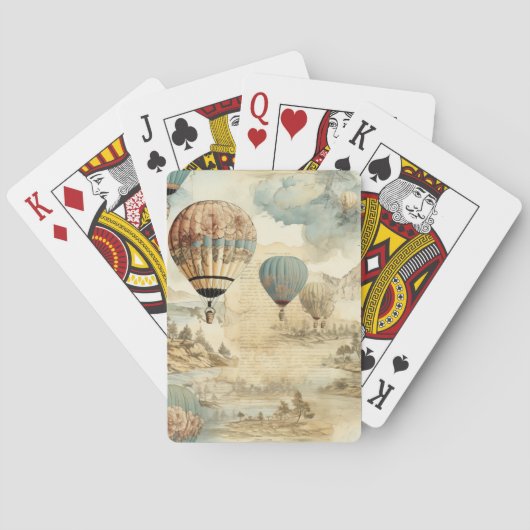 ヴィンテージ温風風船(7) トランプ (裏面)